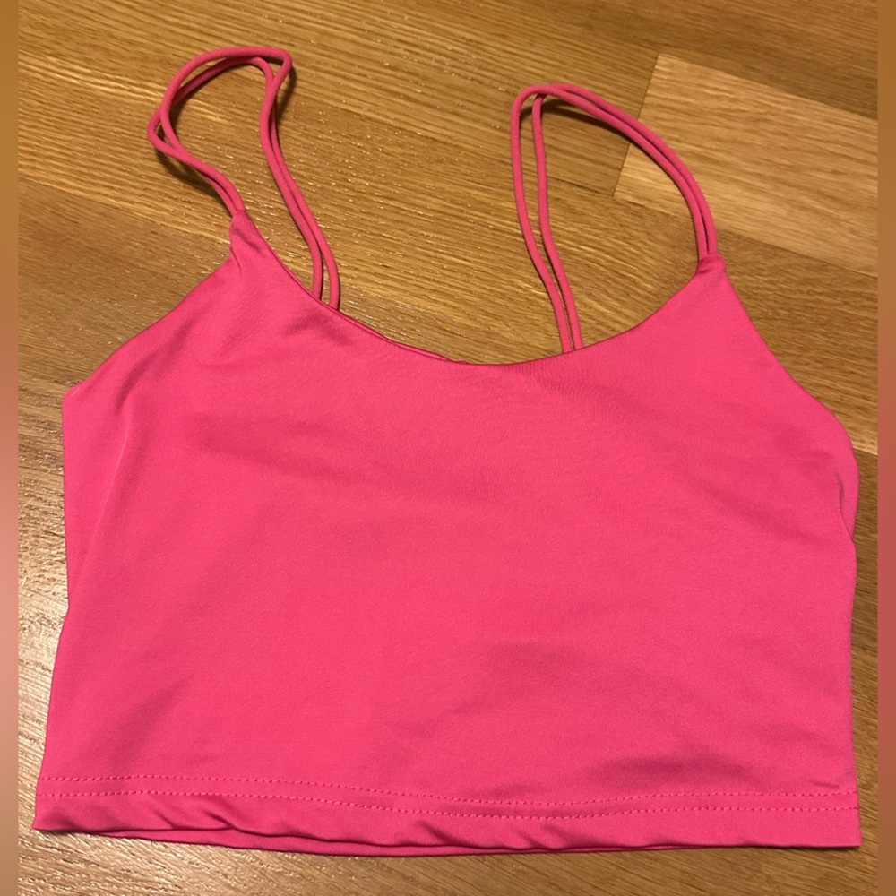 hot pink tank top